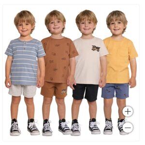 Pekkle Kids' 4-pack Tee 3T
